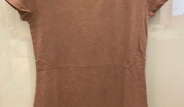 CAMISETA ANALUA, COLOR MARRON CHOCOLATE