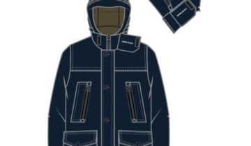 PARKA  COLOR MELTON BLUE WOOLRICH