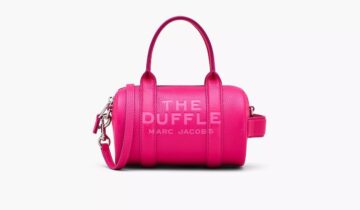 THE LEATHER MINI DUFFLE BAG MARC JACOBS