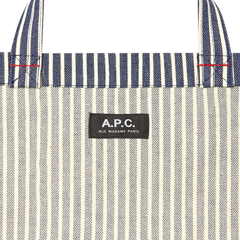 BOLSO  COLOR BLEU FONCE BLANC A.P.C. - Imagen 3