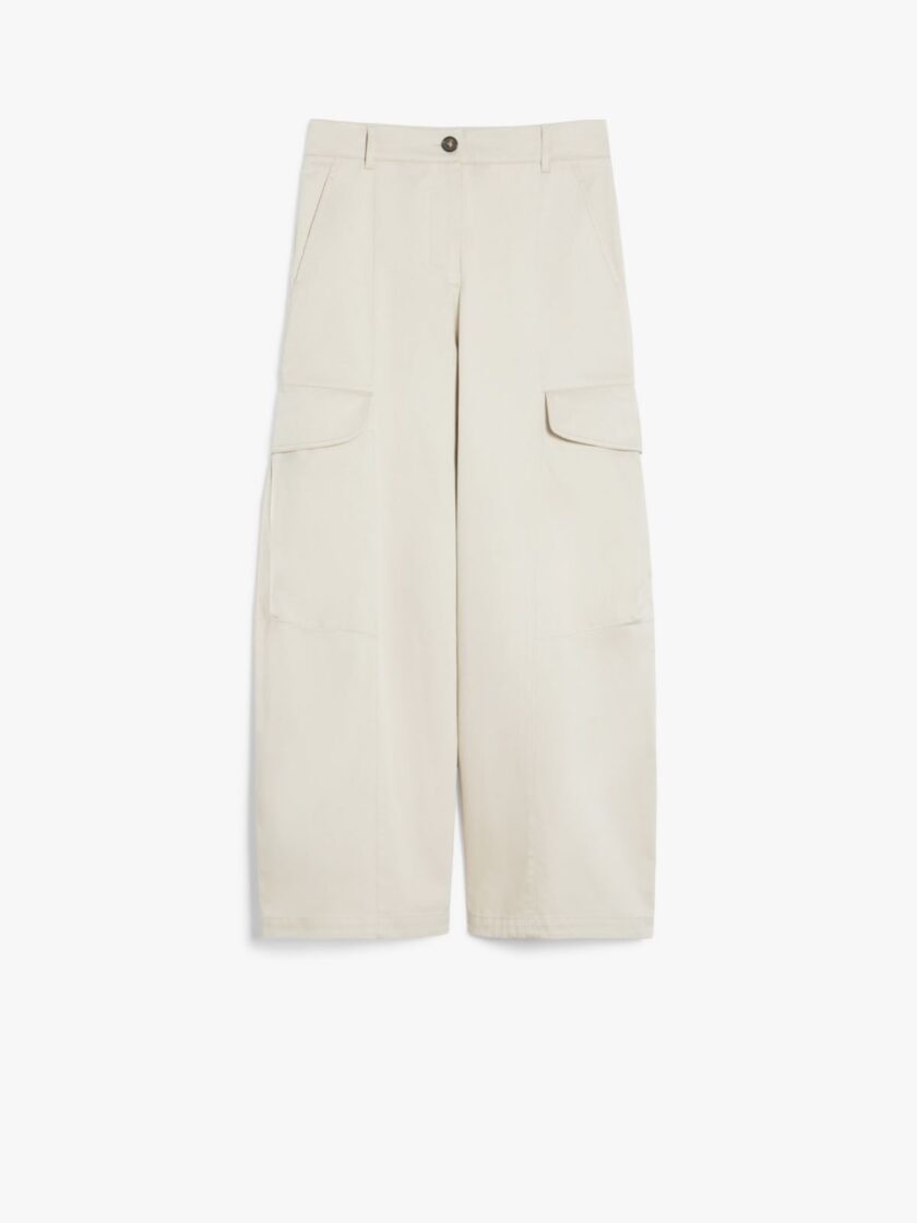 Pantalón cargo de gabardina MAX MARA