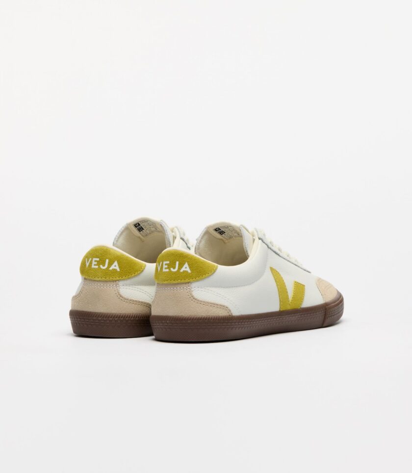 VOLLEY LEATHER WHITE LIQUOR BARK VEJA - Imagen 3