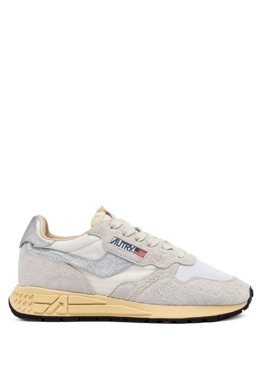 ZAPATILLAS DE NYLON Y ANTE BLANCO REELWIND LOW Autry