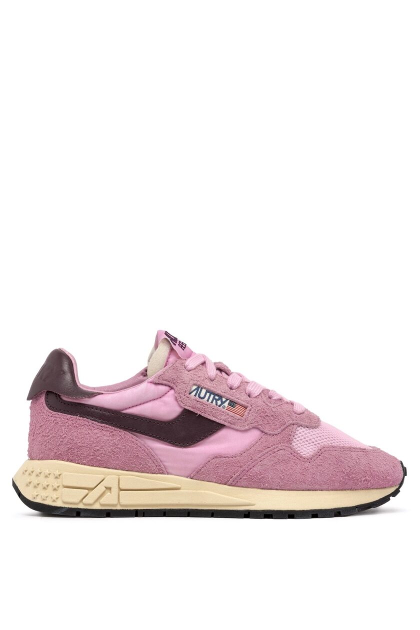 ZAPATILLAS REELWIND LOW EN NYLON Y ANTE ROSE Autry