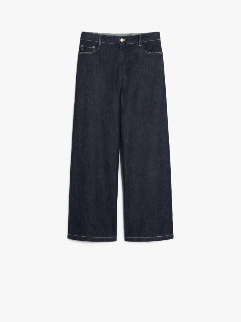 Vaqueros de pernera ancha de denim MAX MARA